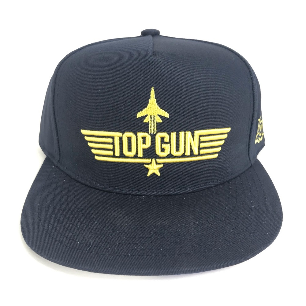 Top Gun Adult Unisex Hat cap flat Bill navy blue